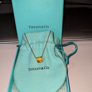 Stunning Authentic Tiffany & Co Citrine Sparkler Necklace